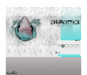Bio Summersweat Lillestoff - Shark Panel